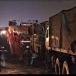 उत्तराखण्ड रोडवेज ओर टैक्टर ट्राली एवं स्कार्पियो की टक्कर