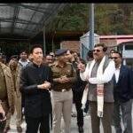 मुख्य सचिव ने किया भवाली-रातिघाट बाईपास, श्री कैंचीधाम मंदिर में निर्माण कार्यों का स्थलीय निरीक्षण