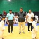 जूडो चैंपियनशिप का शुभारंभ करते कैबिनेट मंत्री गणेश जोशी