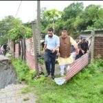 *खालागांव में बरसात से क्षतिग्रस्त मार्ग का कैबिनेट मंत्री गणेश जोशी ने किया निरीक्षण, तत्काल पुनर्निर्माण के दिए निर्देश*