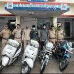 वाहन चोरी की अलग- अलग घटनाओं का दून पुलिस ने किया खुलासा