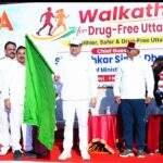 मुख्यमंत्री ने नशामुक्त उत्तराखण्ड वॉकथॉन को दिखाई हरी झंडी