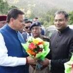 विधानसभा सत्र के लिए गैरसैंण आगमन पर मुख्यमंत्री पुष्कर सिंह धामी का भव्य स्वागत*